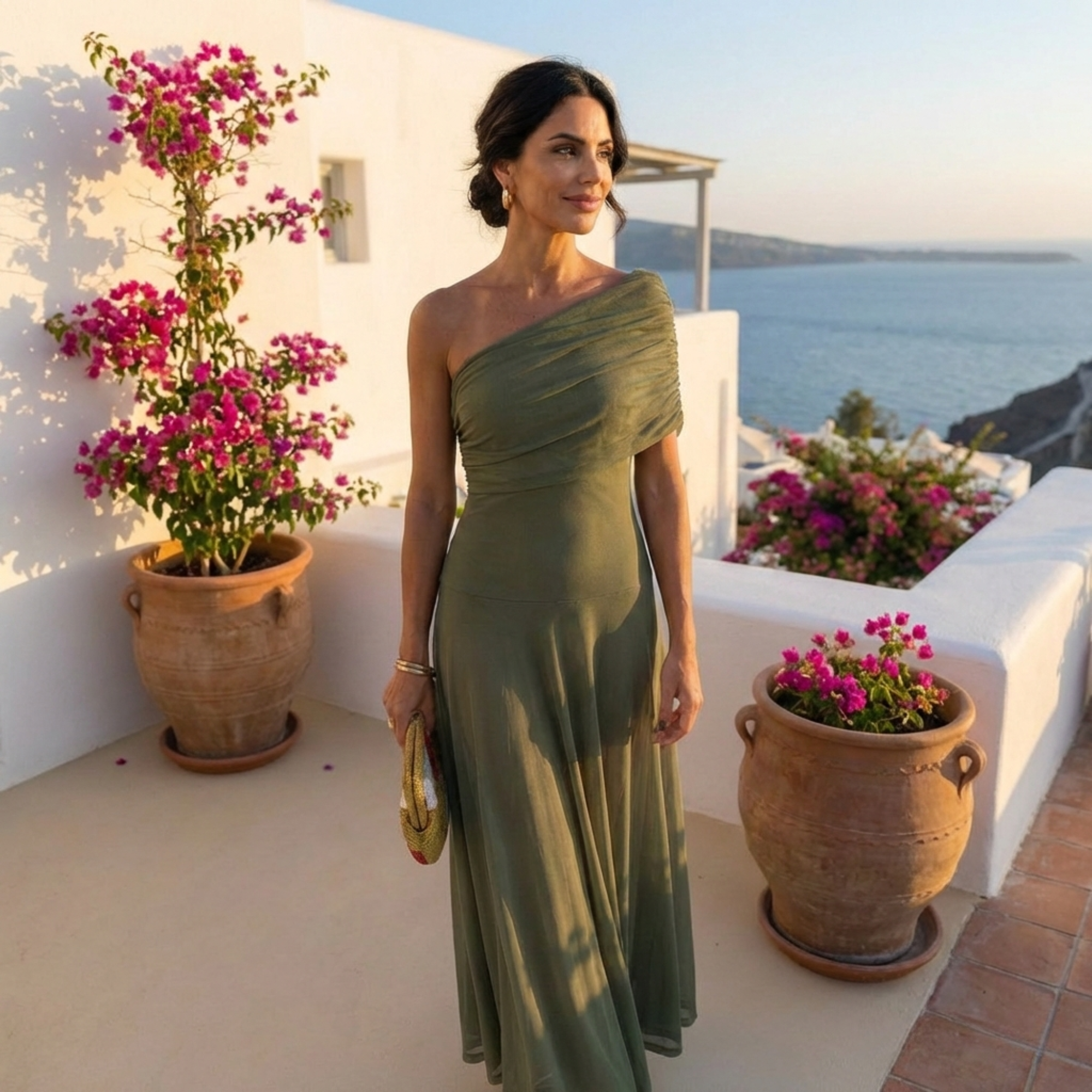Uma - Long, Loose Dress with an Elegant Design