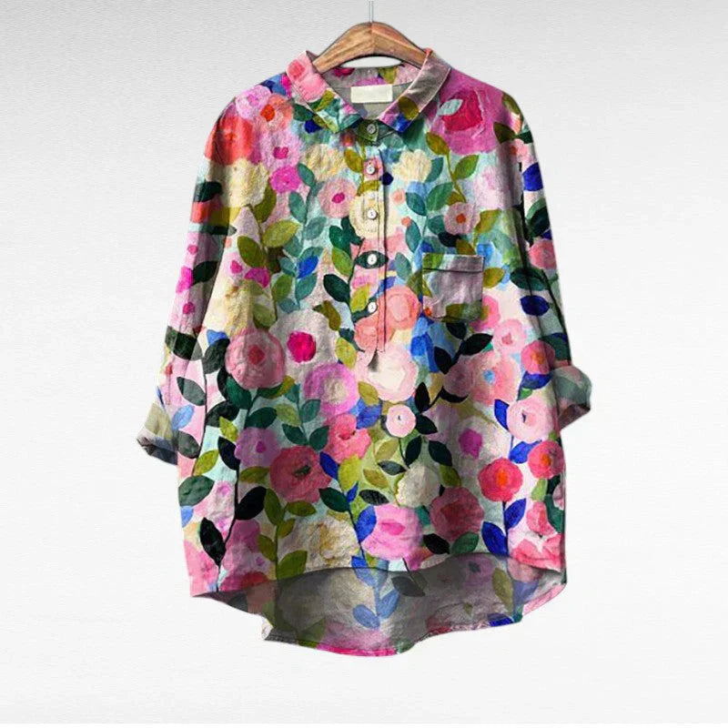 Cler | Elegant Summer Linen Blouse