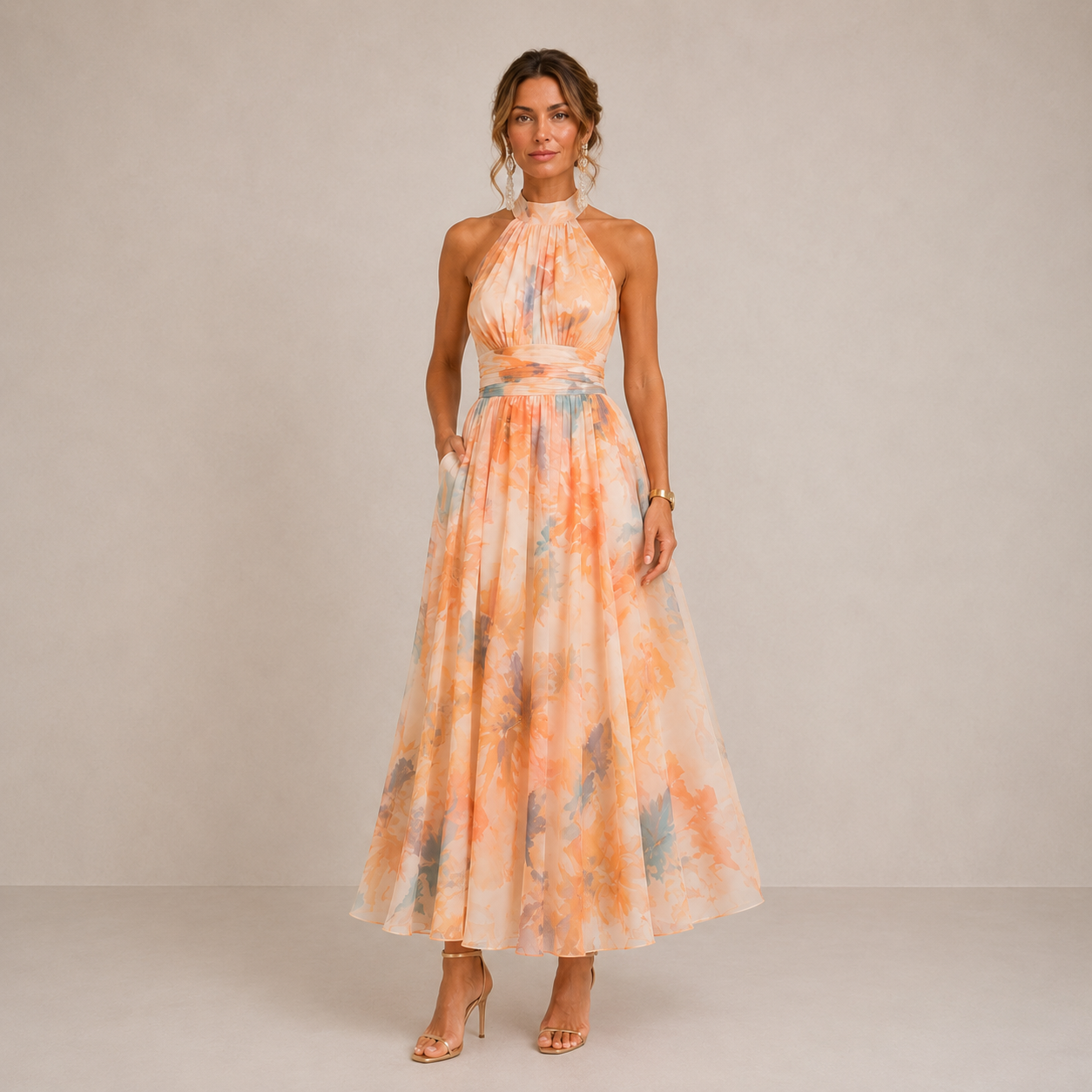 LILIANA | Halter-neck dress