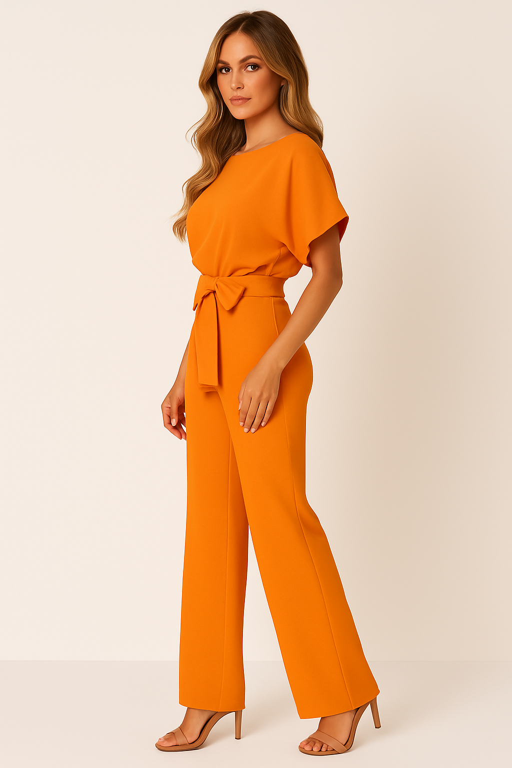 Set with a support belt