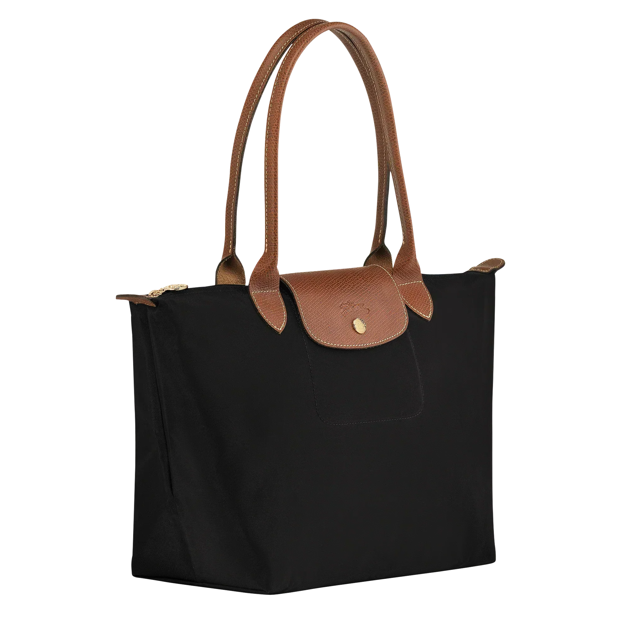 Longchamp - Közepes Le Pliage Tote, Fekete
