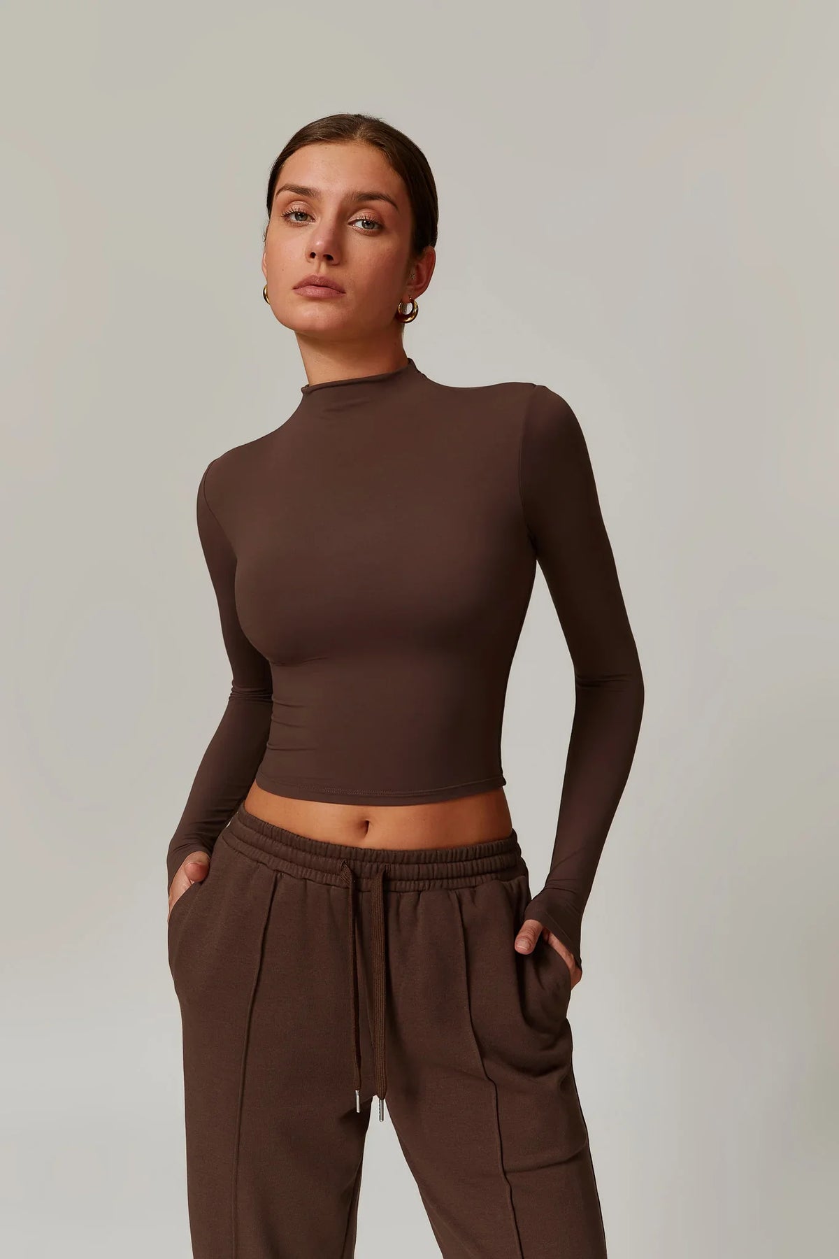 Rose Turtleneck Top