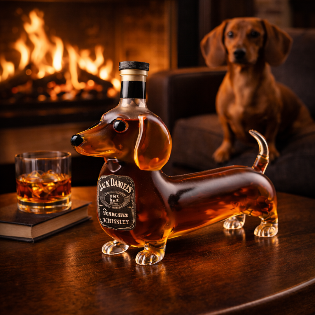 Jack Daniel's Whisky Üveg - Dackel Kiadás