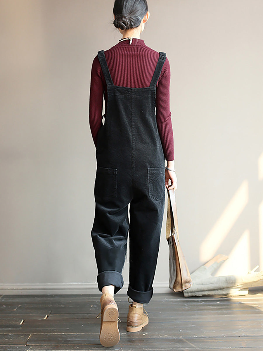 Vintage Kordbársony Overall | Plus Size
