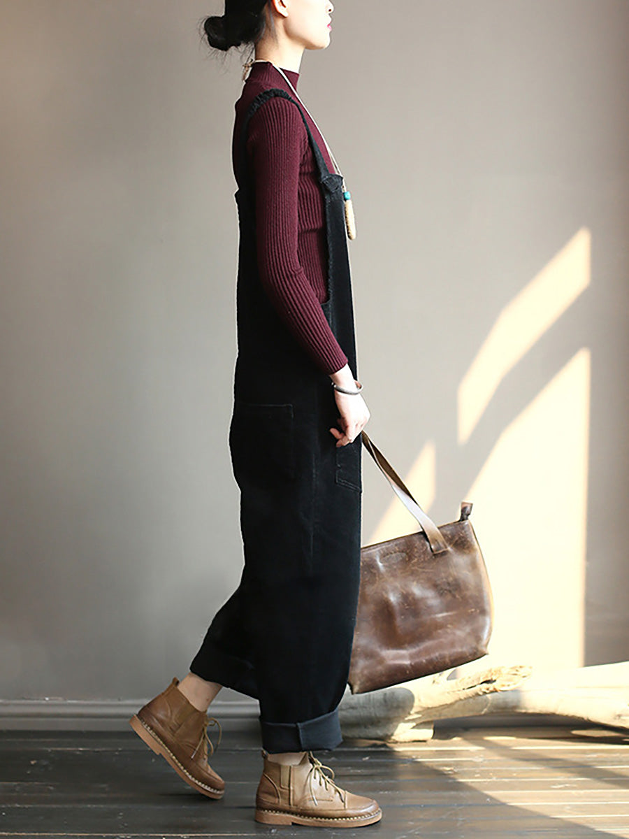 Vintage Kordbársony Overall | Plus Size