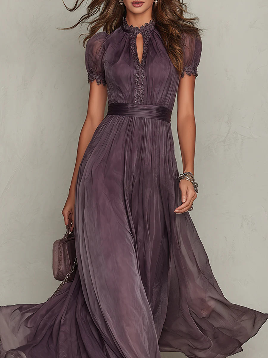 Flawia | ELEGANT DRESS WITH A VINTAGE TOUCH