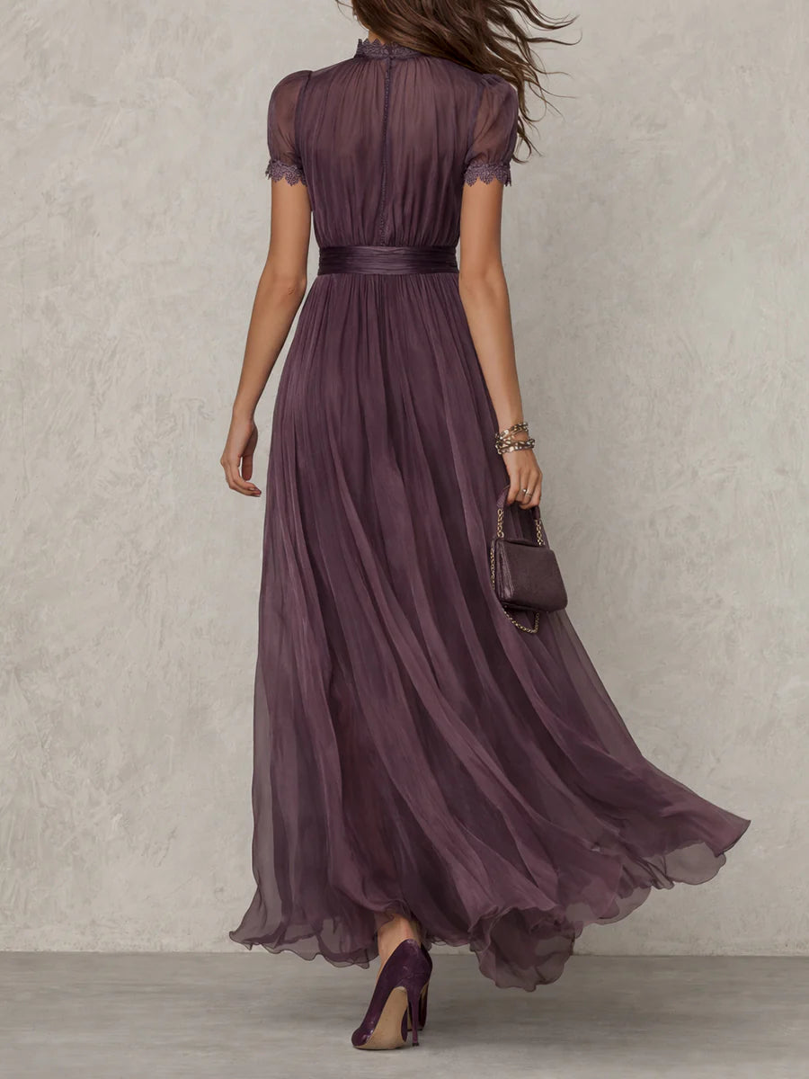 Flawia | ELEGANT DRESS WITH A VINTAGE TOUCH