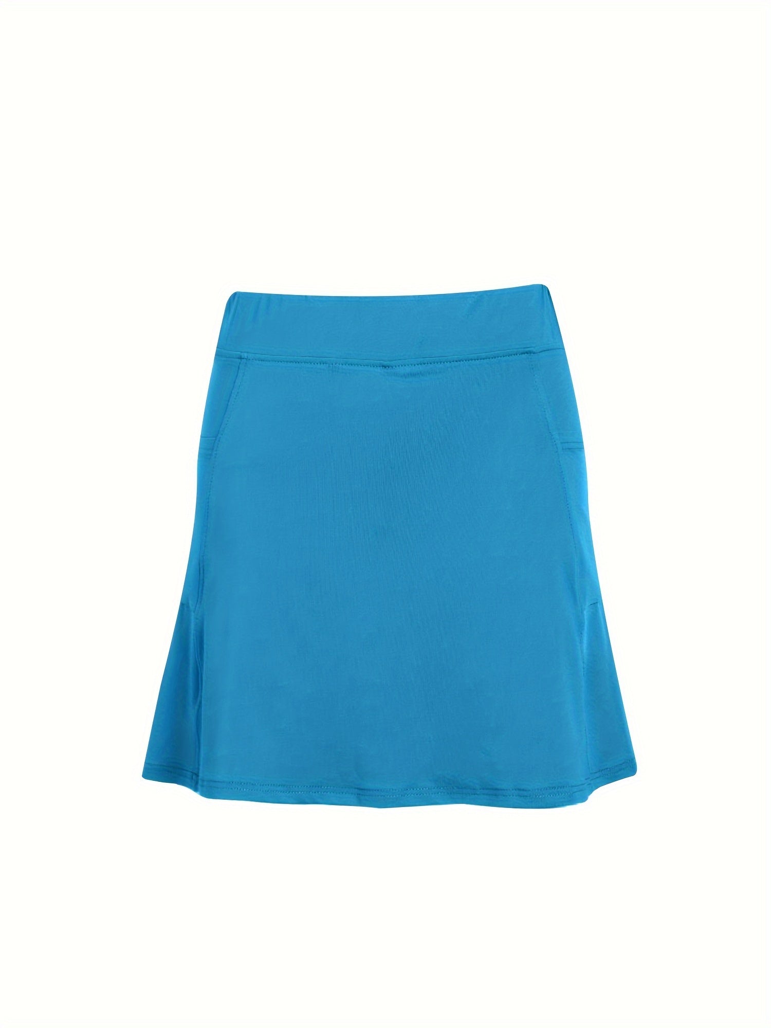 High waisted shorts with skirt