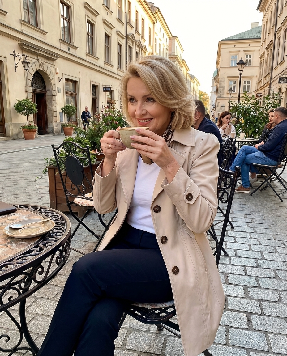 Katarzyna – Elegáns vintage coat