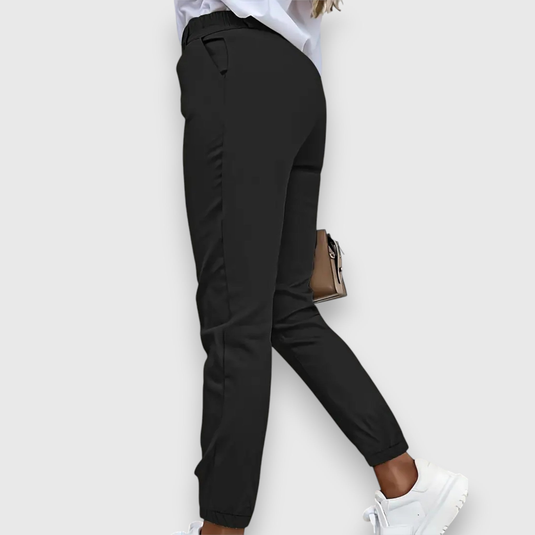 Izabella - Elegant, high-waisted trousers