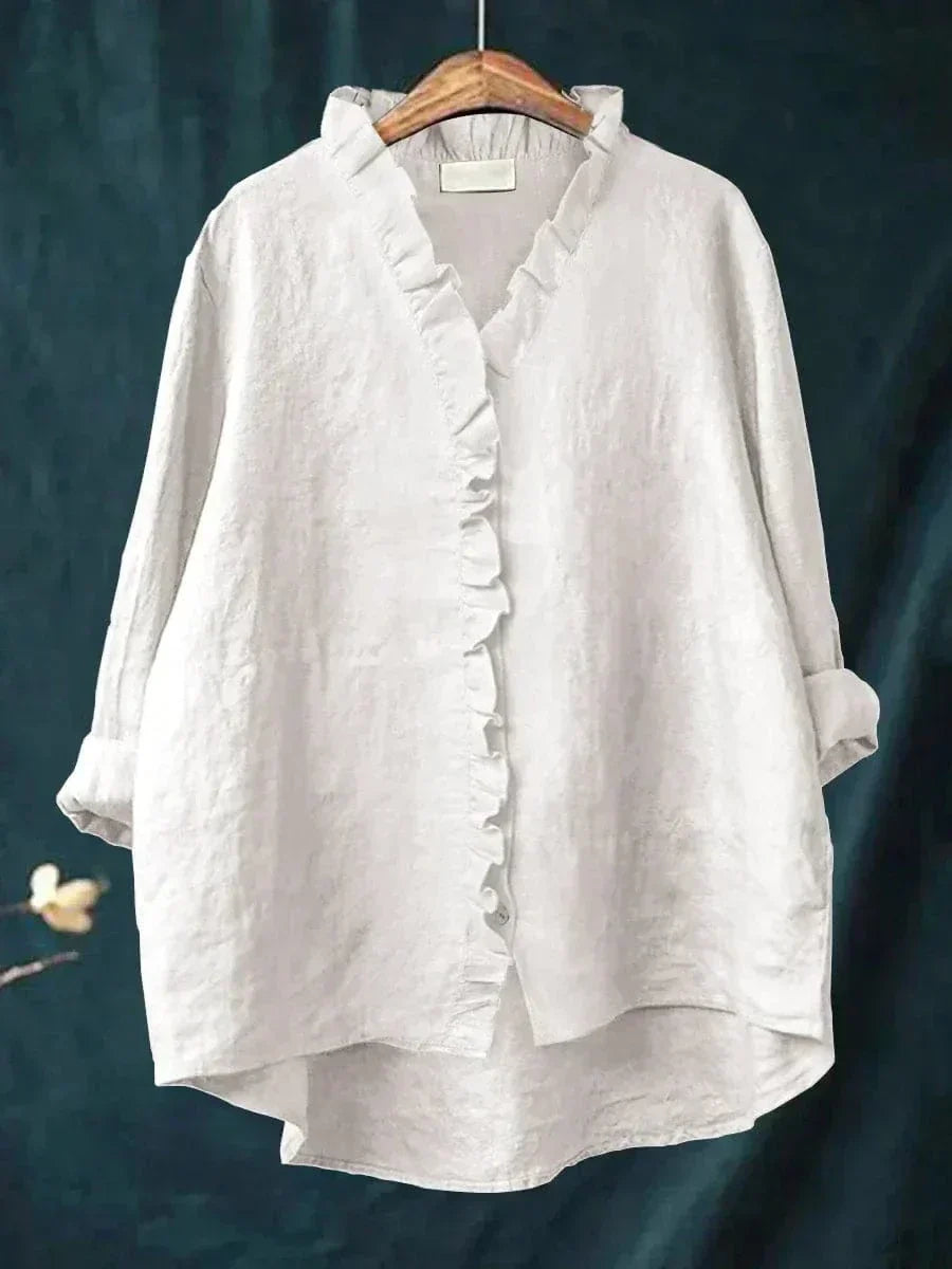 Eline | Elegant Linen Blouse