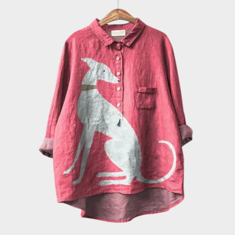 Amelie | Elegant Summer Linen Blouse