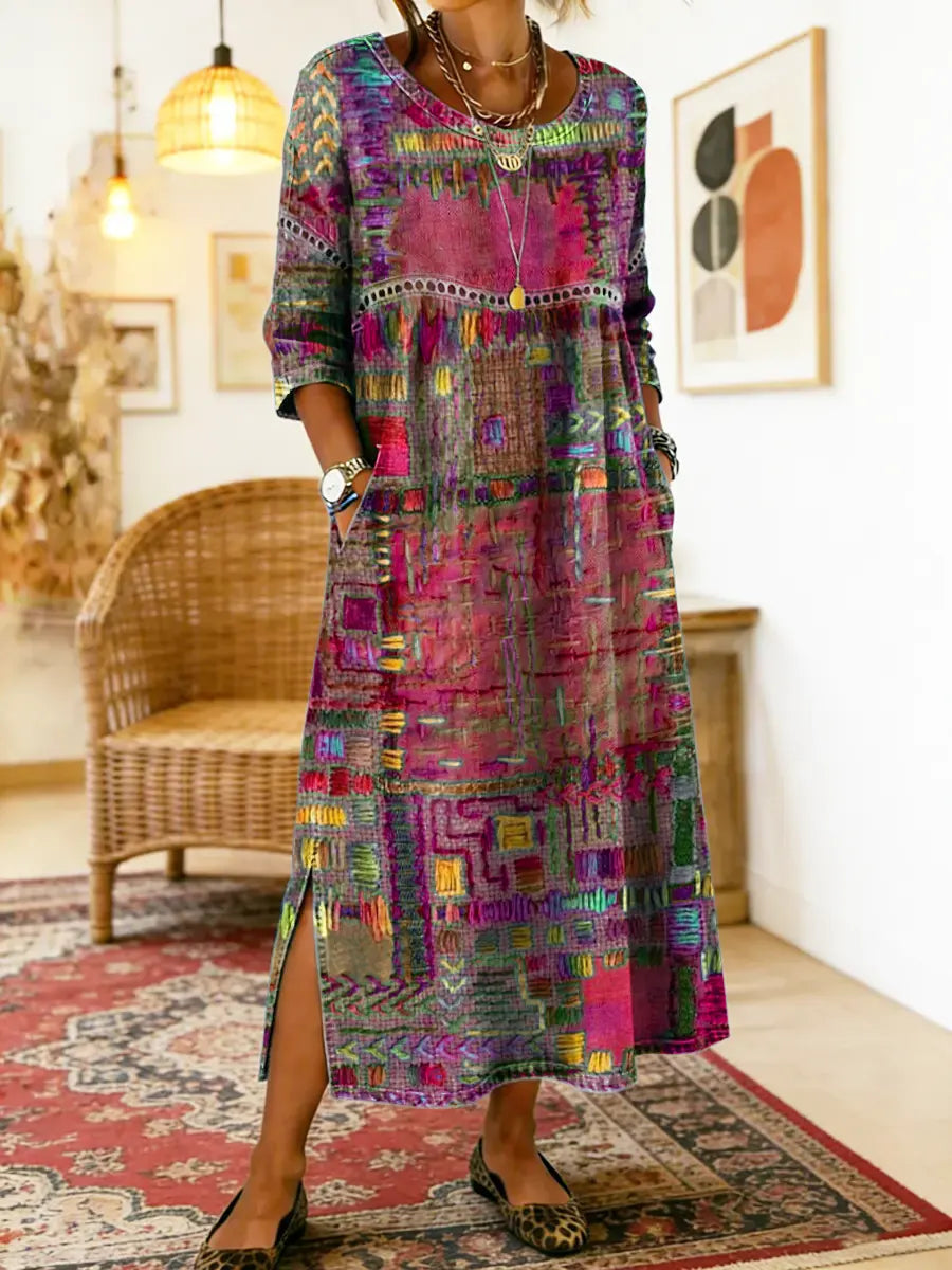 Manuela | Patchwork etnikai farmer ruha
