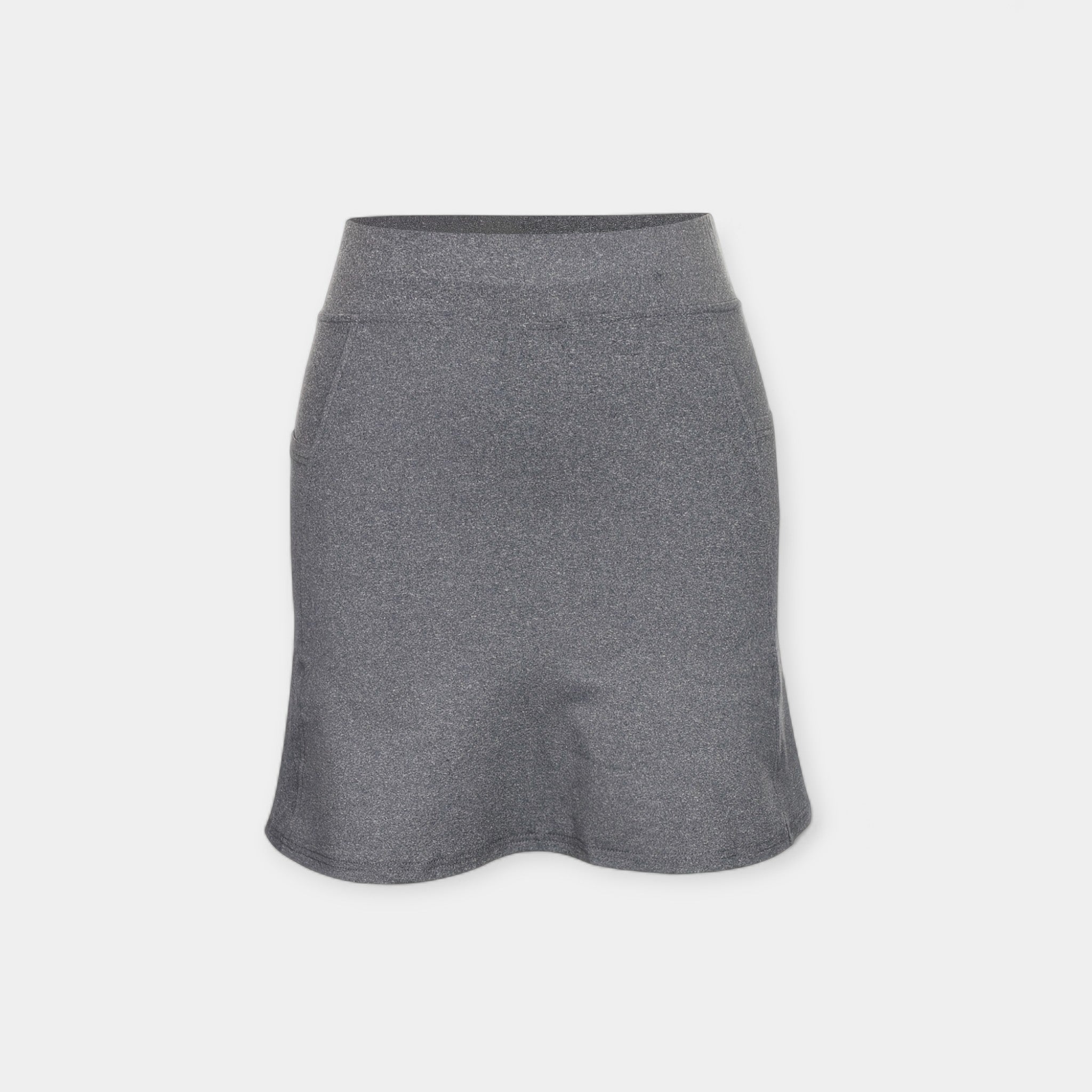 High waisted shorts with skirt