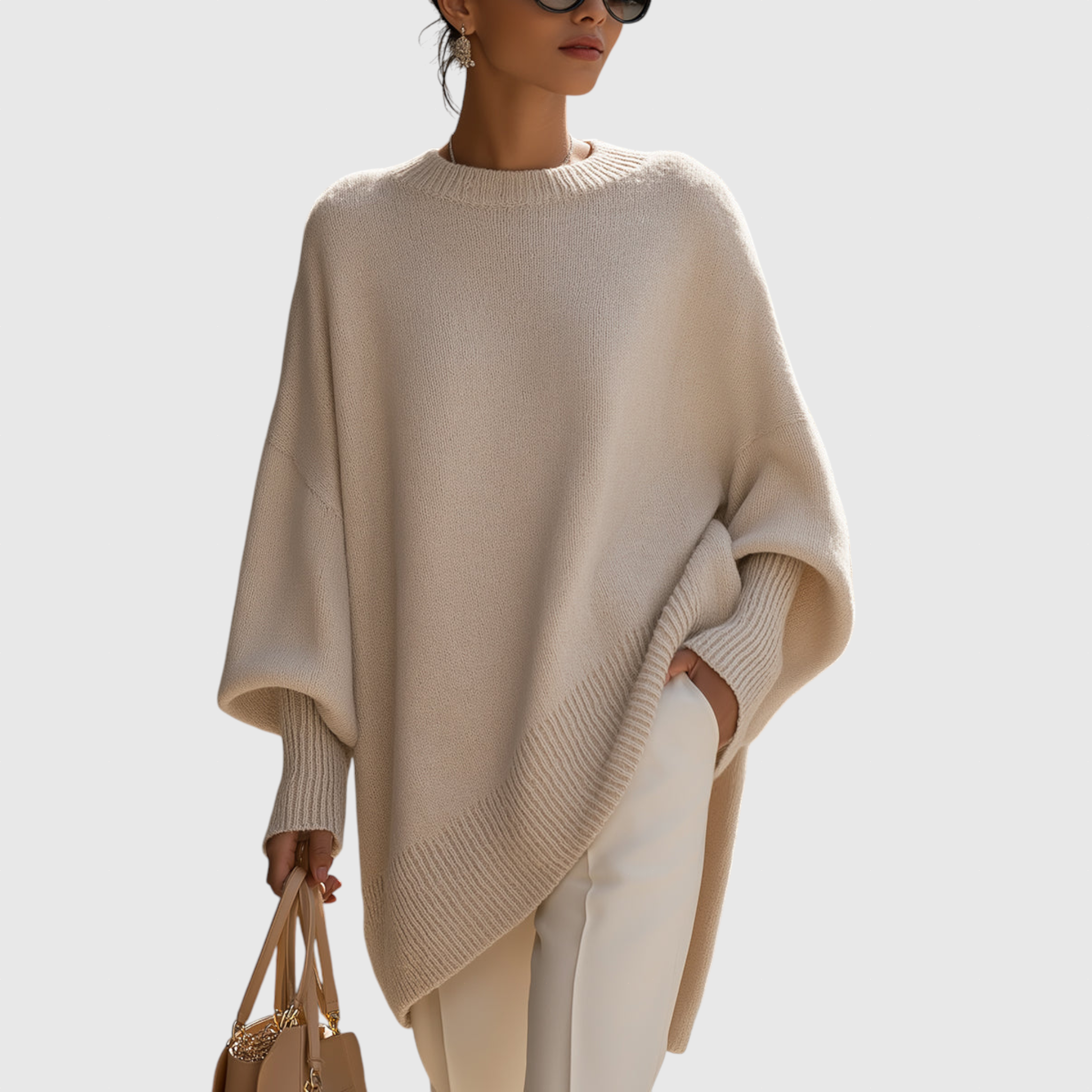 Adela - Elegant sweater with a relaxed silhouette