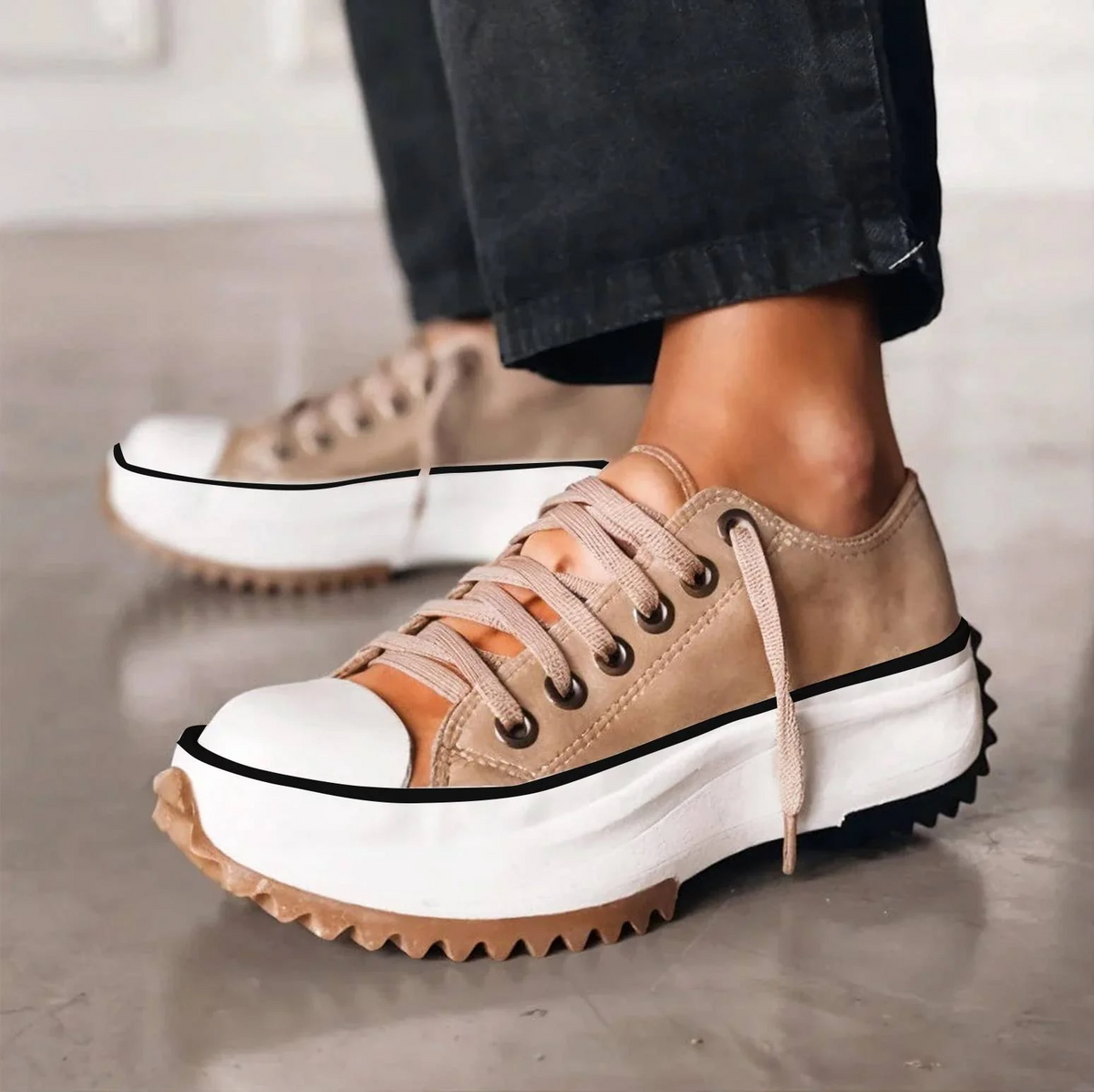 Serena | Kényelmes platformtalpú sneaker