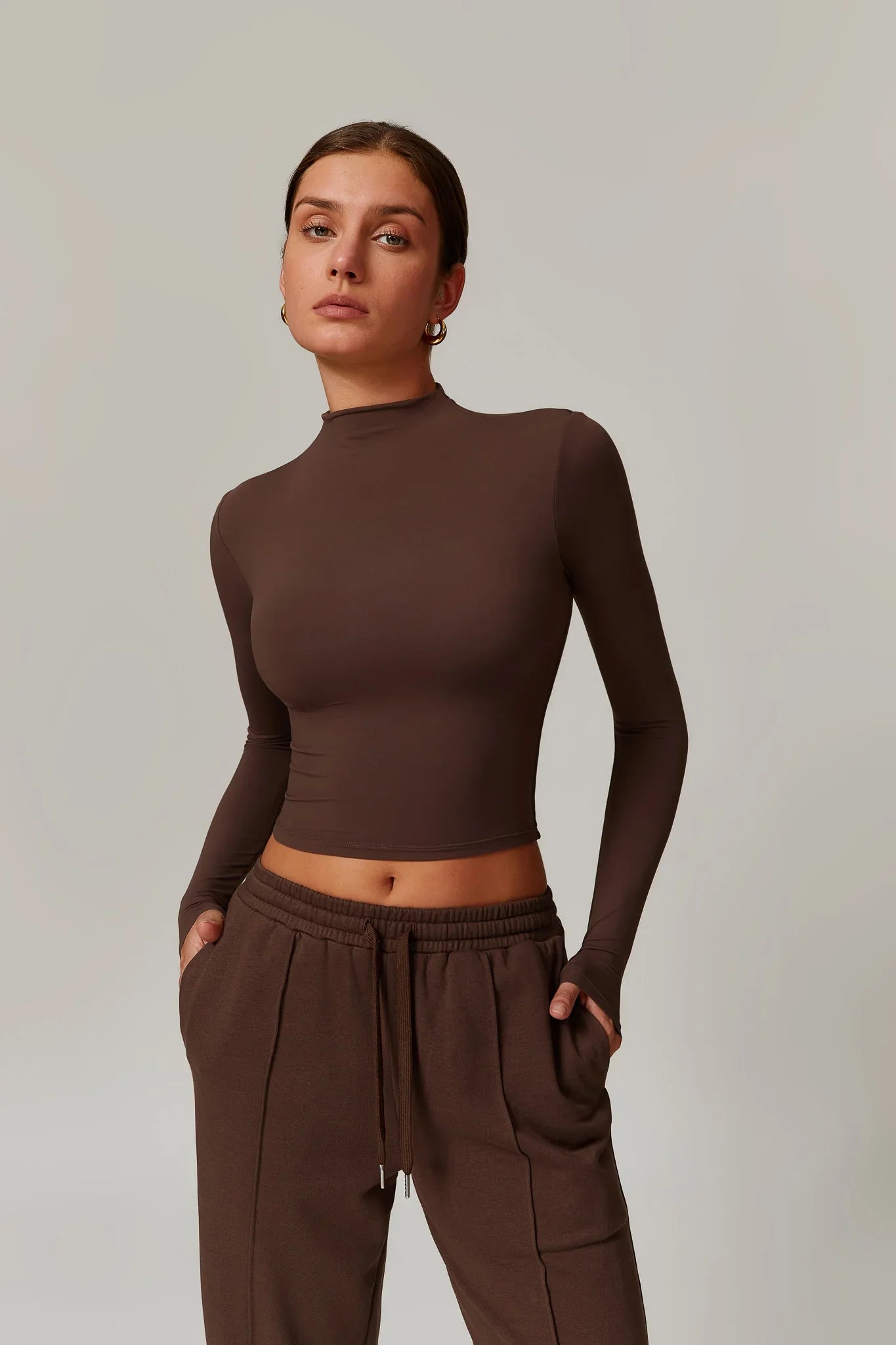 Rose Turtleneck Top