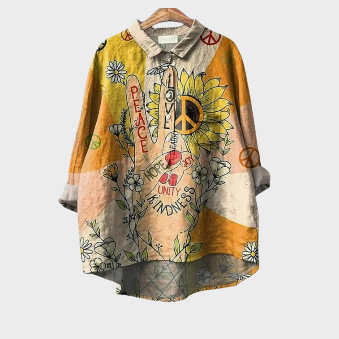 Coline | Elegáns Nyári Ing Vászonból