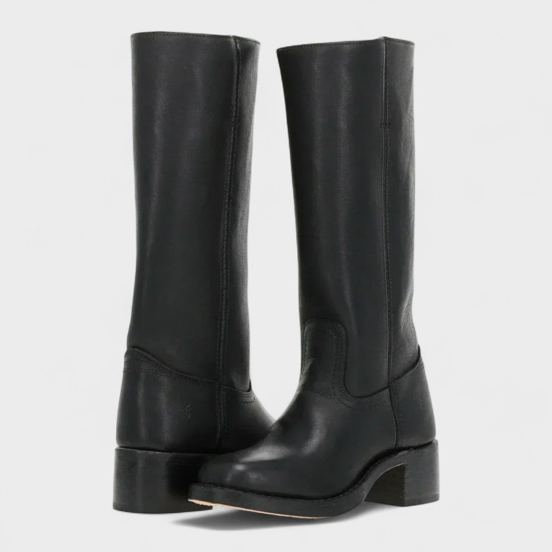 Classic riding boots with a high top