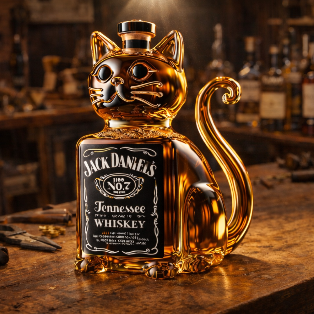 Whisky üveg - Macska kiadás