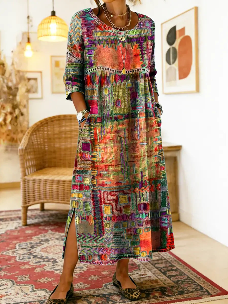 Manuela | Patchwork etnikai farmer ruha