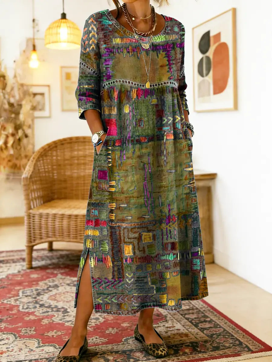 Manuela | Patchwork etnikai farmer ruha