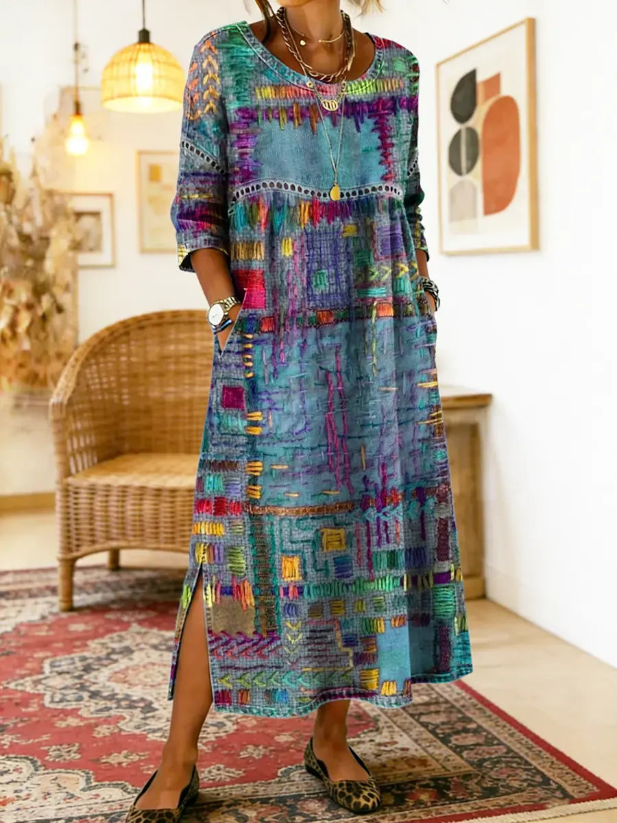 Manuela | Patchwork etnikai farmer ruha