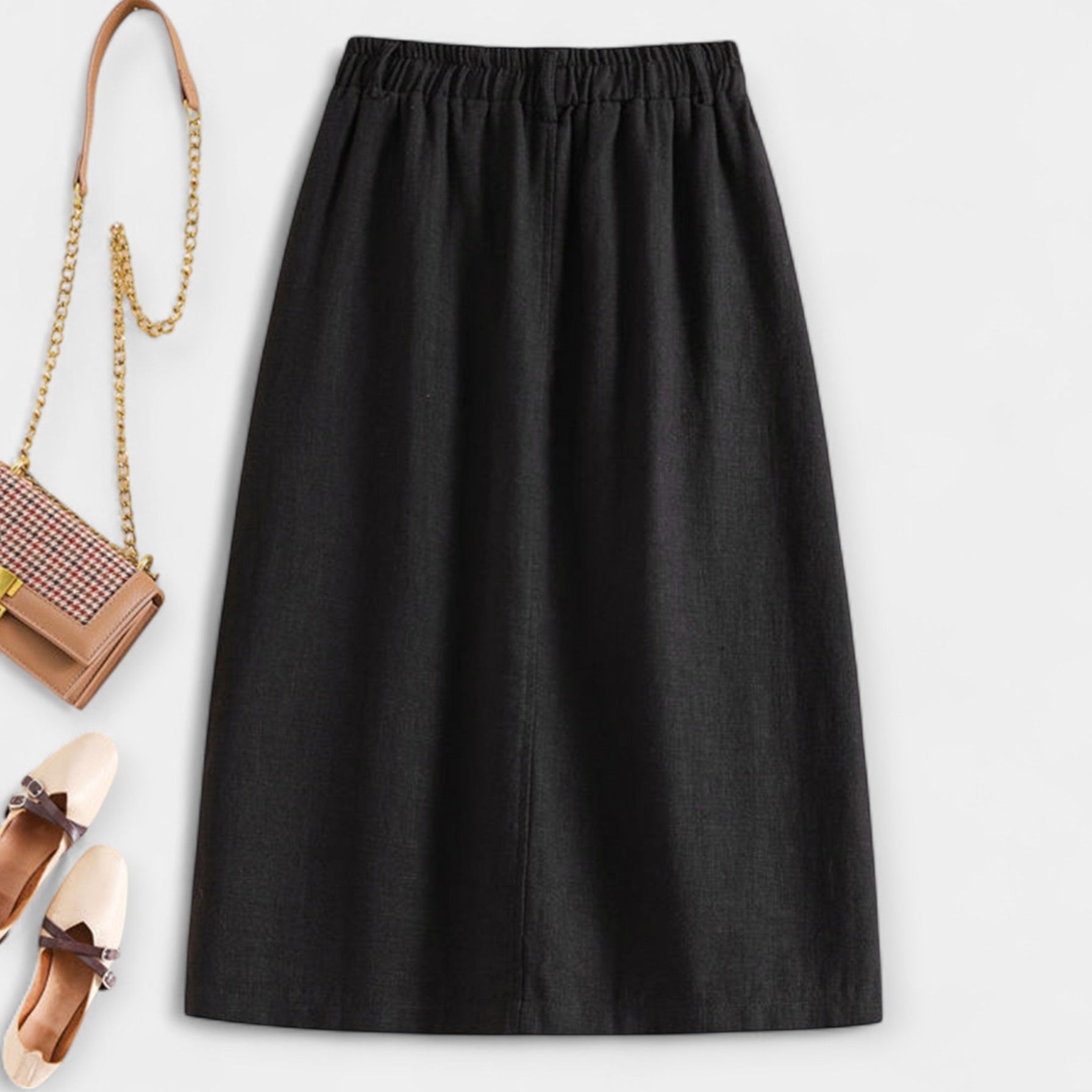 Midi skirt in vintage style