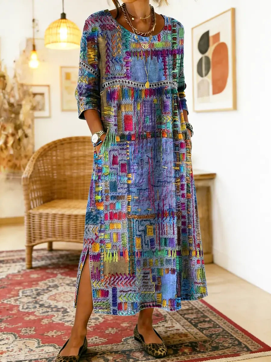 Manuela | Patchwork etnikai farmer ruha