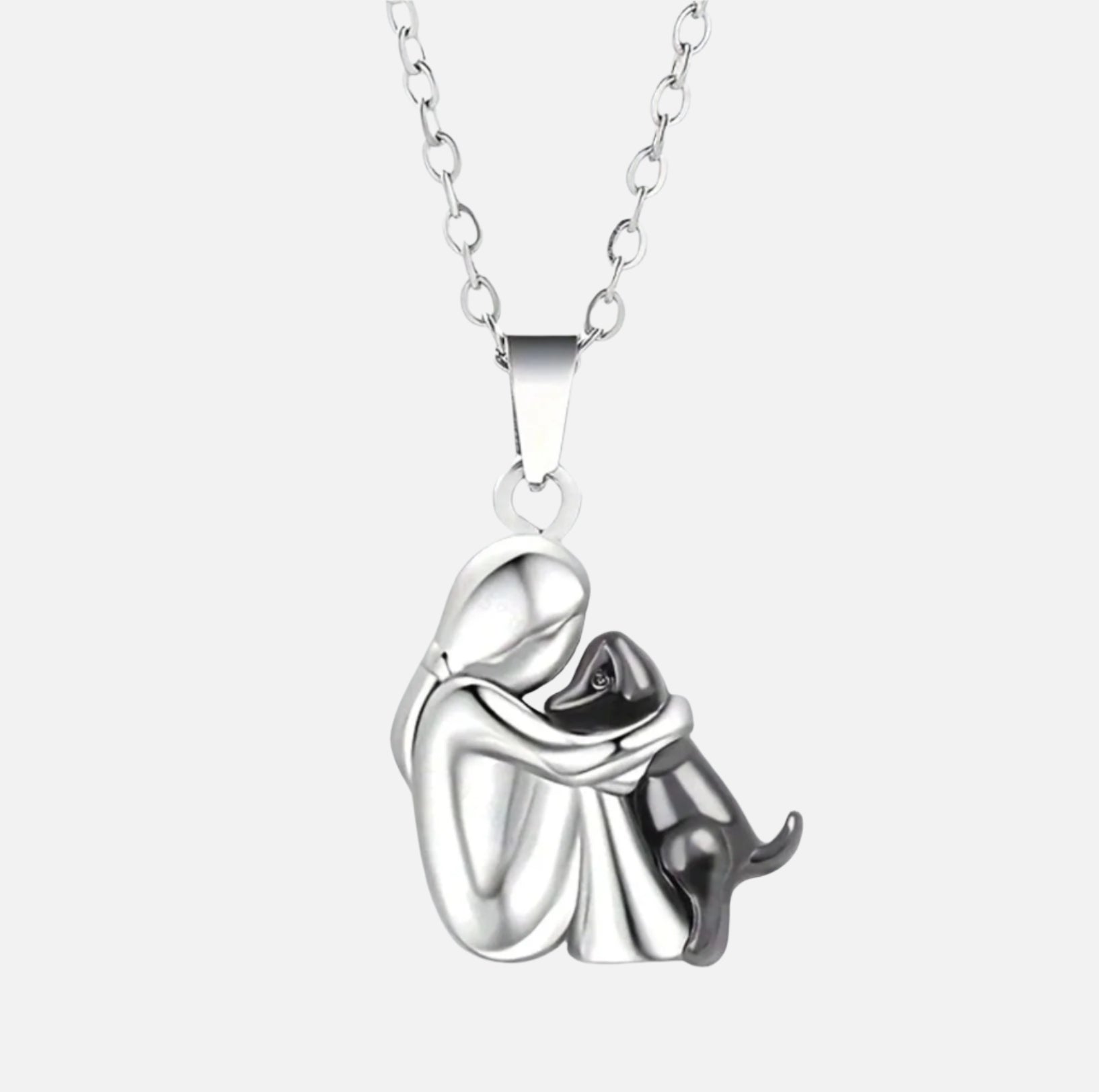 Hug Medallion Necklace