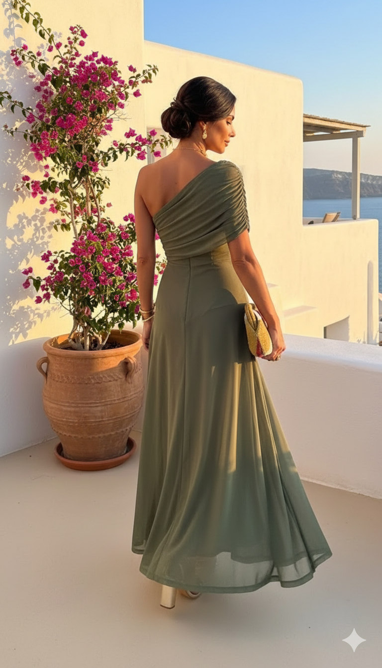 Uma - Long, Loose Dress with an Elegant Design