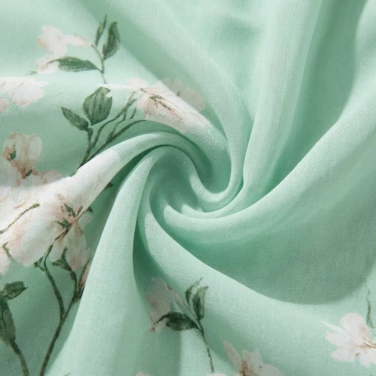 Celeste™ | Elegant Floral Midi Dress with Long Sleeves