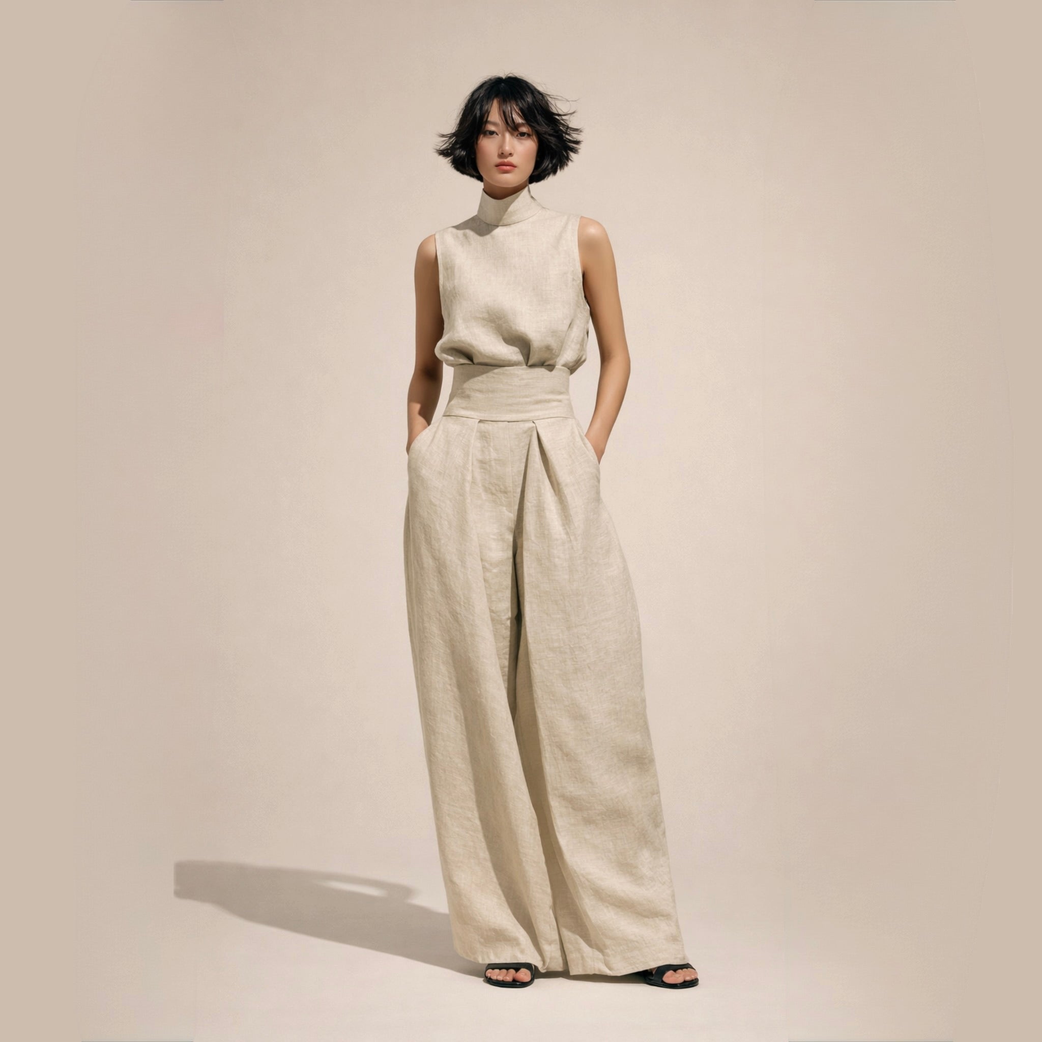 Elisa | Elegant High-Waisted Jumpsuit